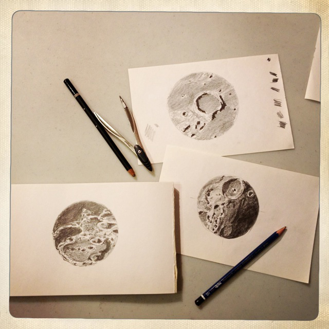 Sketching the Moon