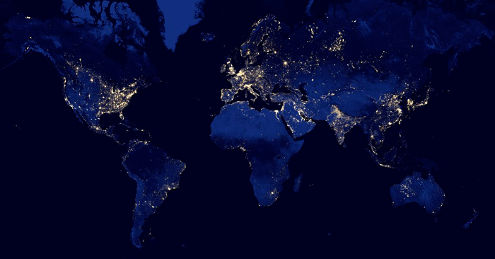 WorldNightMap 2012 700px 366px