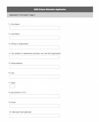 Survey form