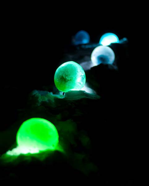 Kathleen balloon ice luminaries