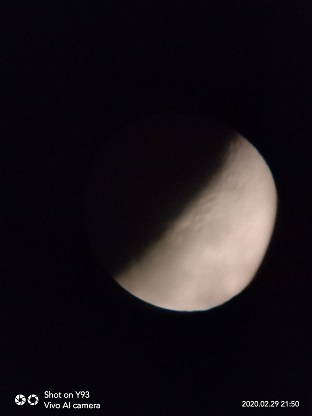 Moon Via A Legacy Unitron 2 Inch Telescope 2